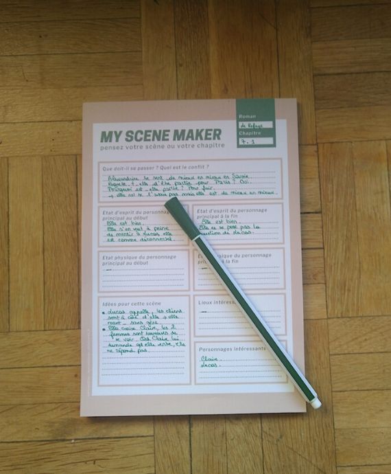 The Scene Maker - Fiche de travail scène